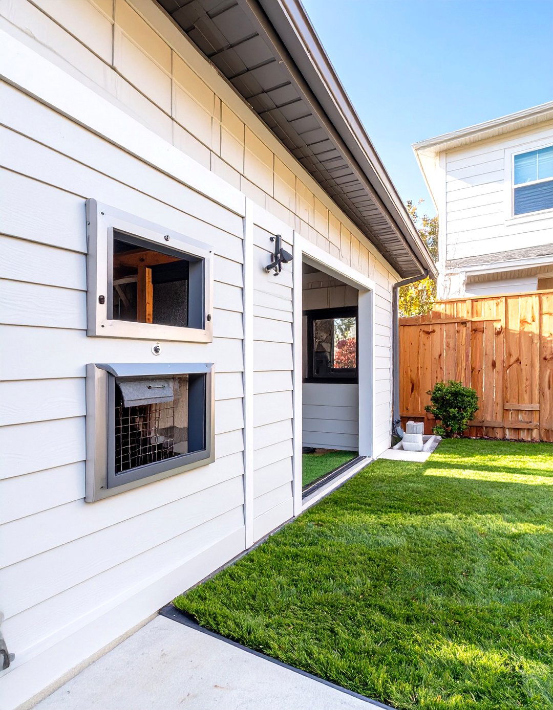 Indoor Outdoor Access Dog Kennel Run - 30 outdoor dog kennel ideas