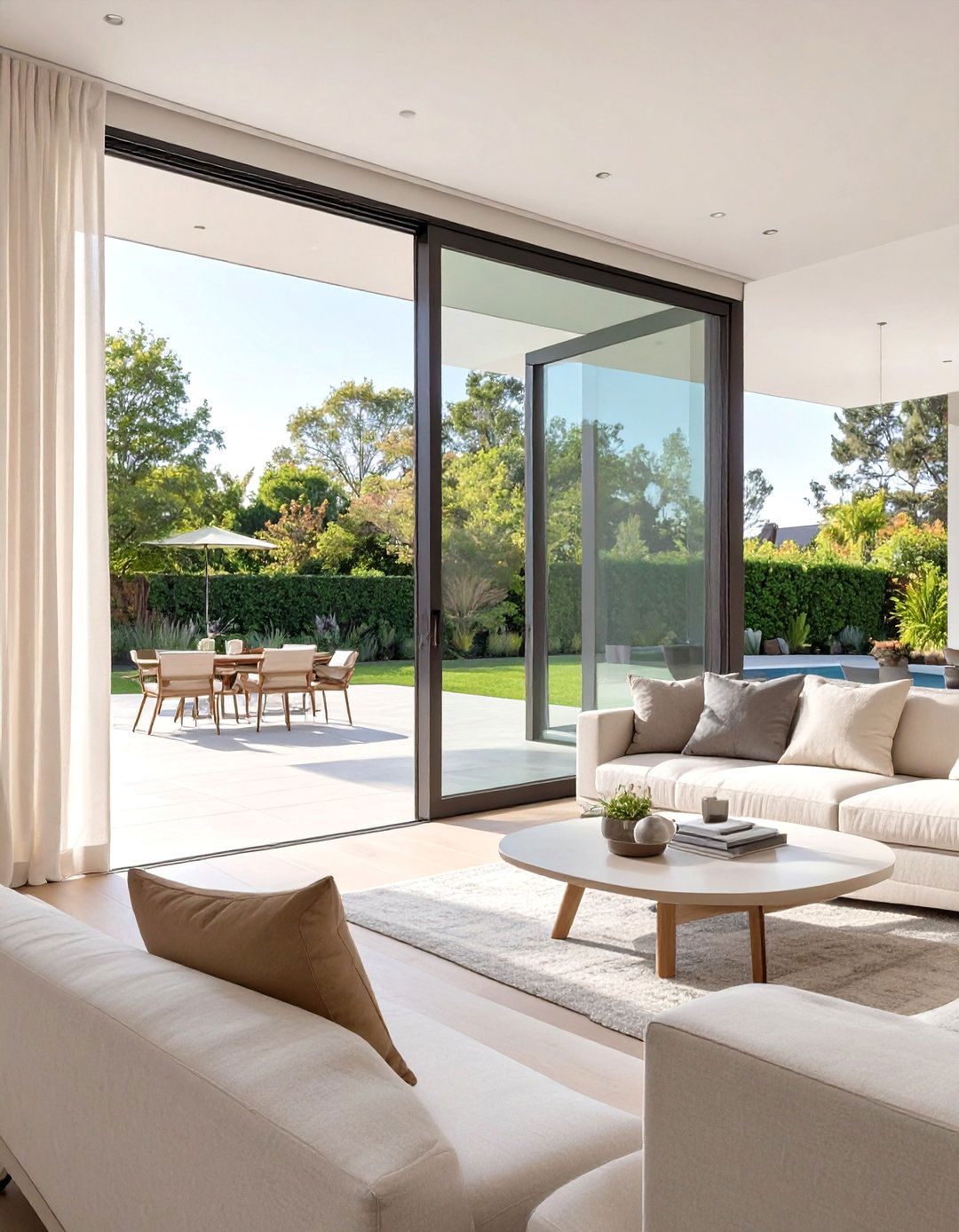 Indoor Outdoor Flow Family Room - 30 modern family room ideas