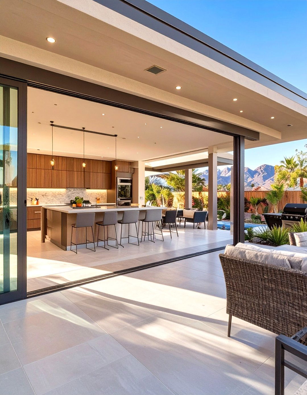 Indoor Outdoor Kitchen Concept - 30 interior design las vegas ideas