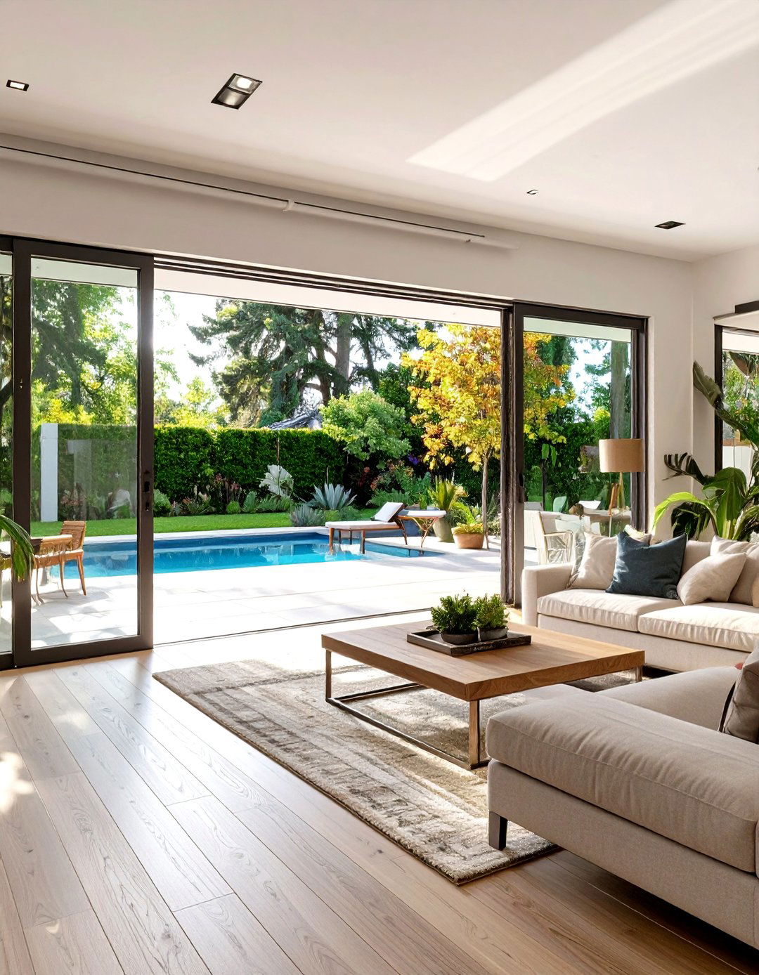 Indoor Outdoor Living Room Flow - 30 big living room ideas