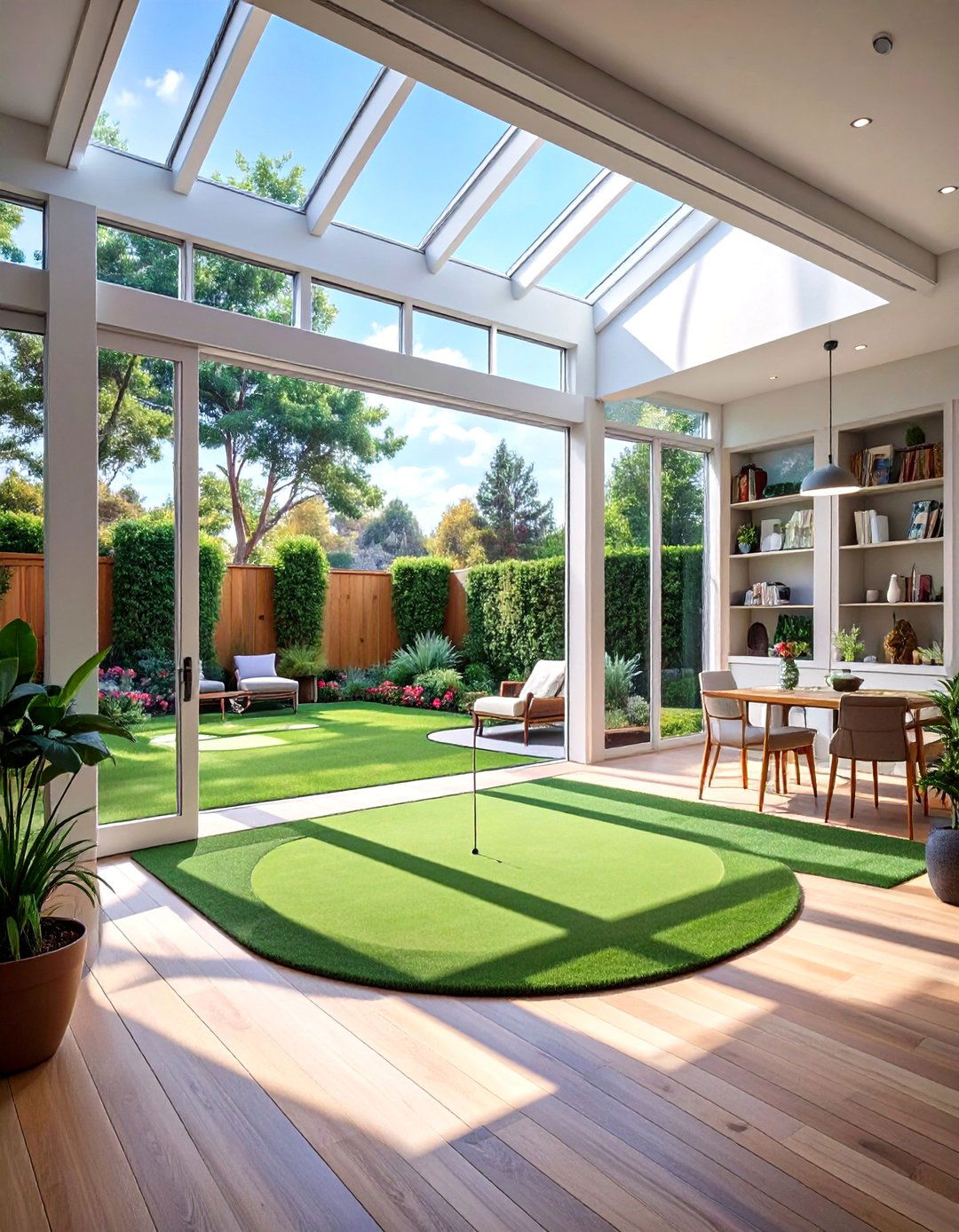 Indoor Outdoor Small Backyard Putting Green - 30 small backyard putting green ideas