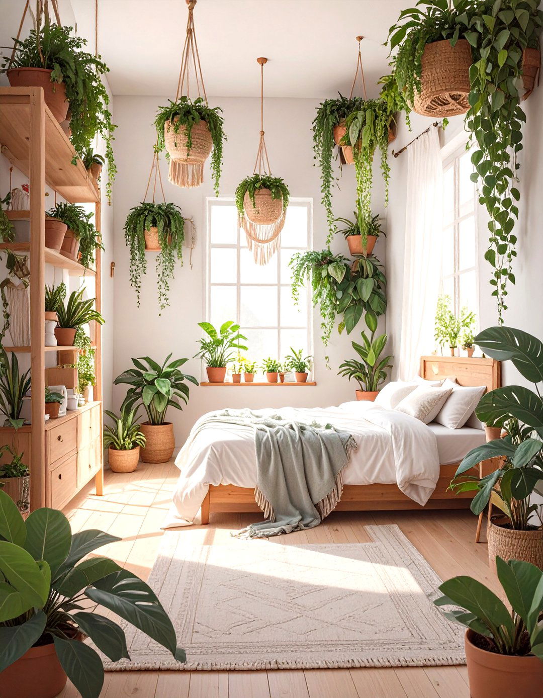 Indoor Plant Haven - 30 teenage girls bedroom ideas