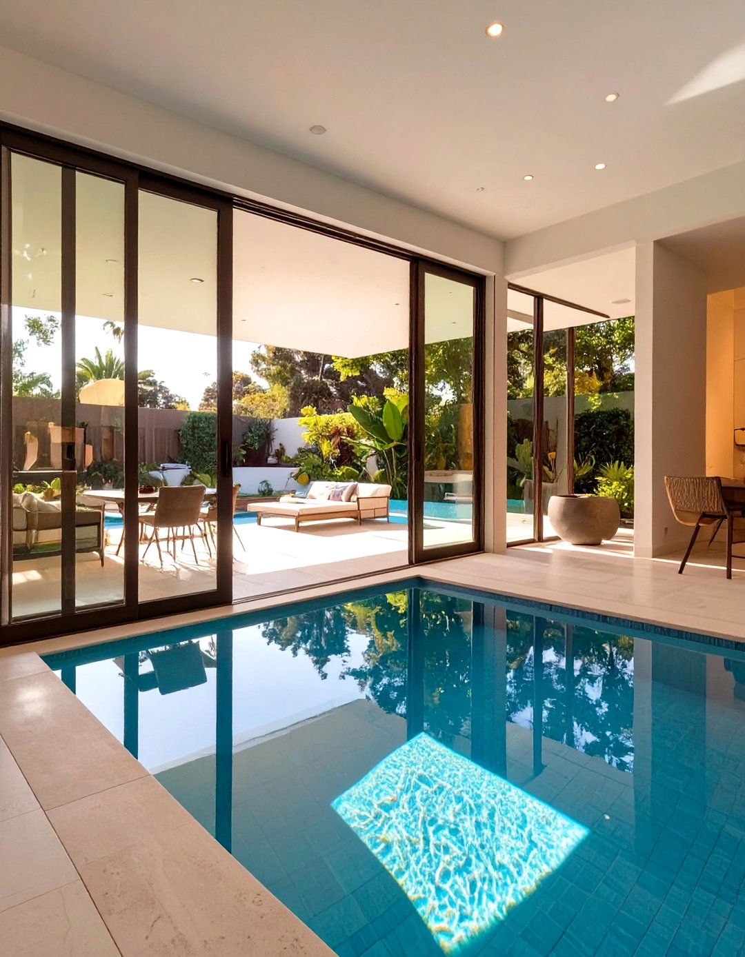 IndoorOutdoor Small Pool - 30 small backyard pool designs