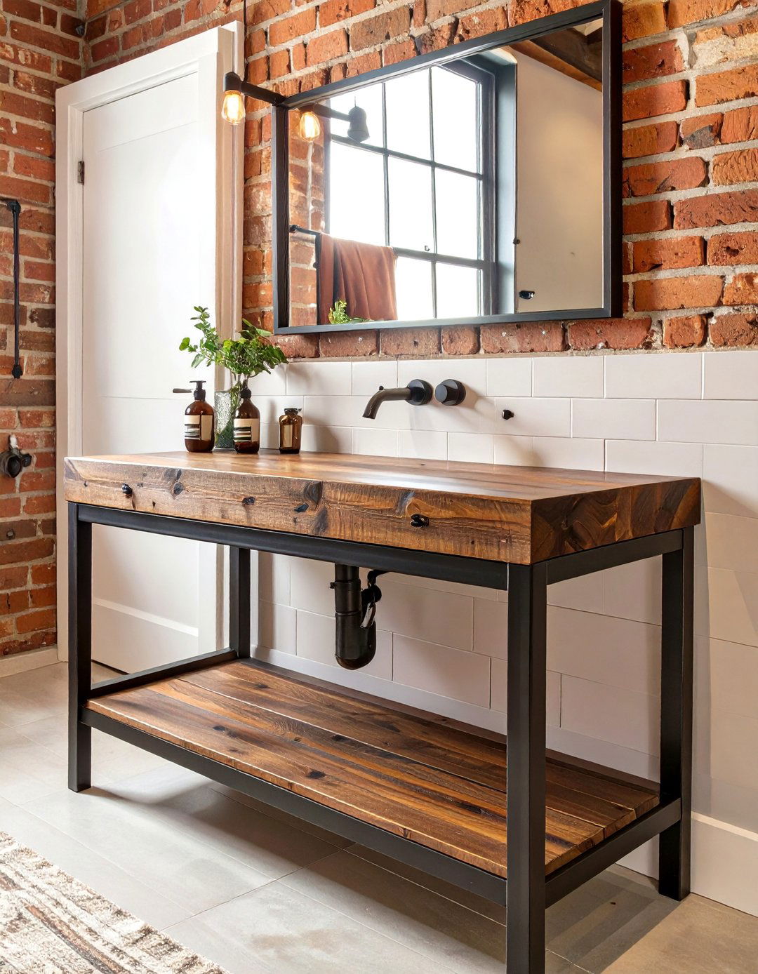 Industrial Bathroom Vanity - 30 bathroom vanity designs