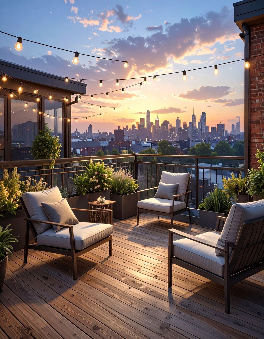 Industrial Chic Cable Deck Railing - 30 metal deck railing ideas