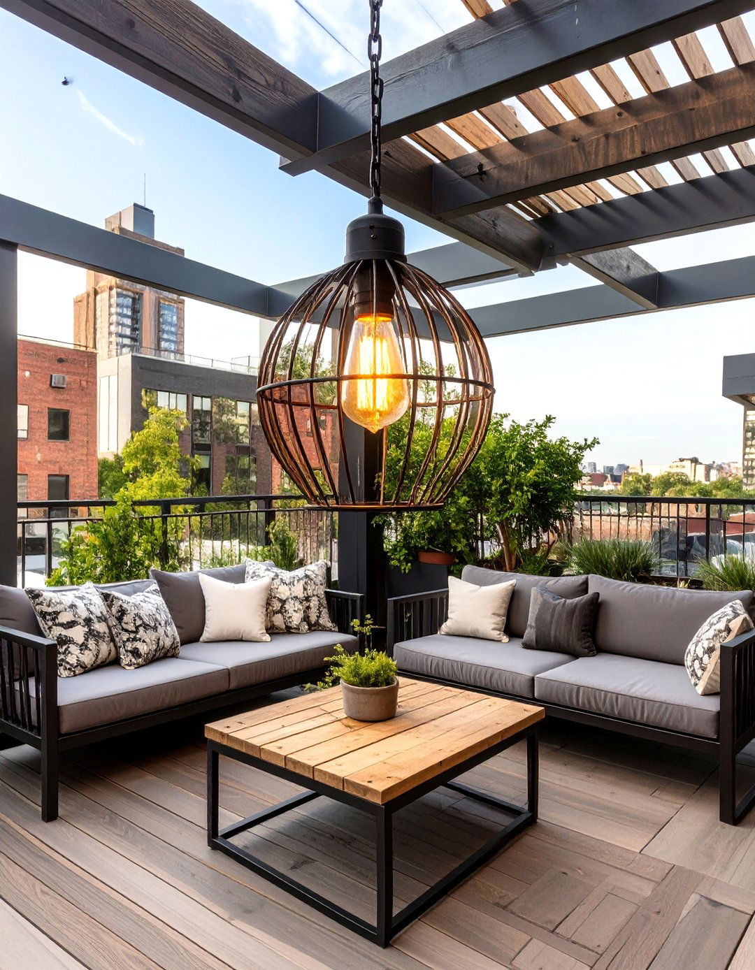 Industrial Chic Deck Lighting - 30 deck lights ideas
