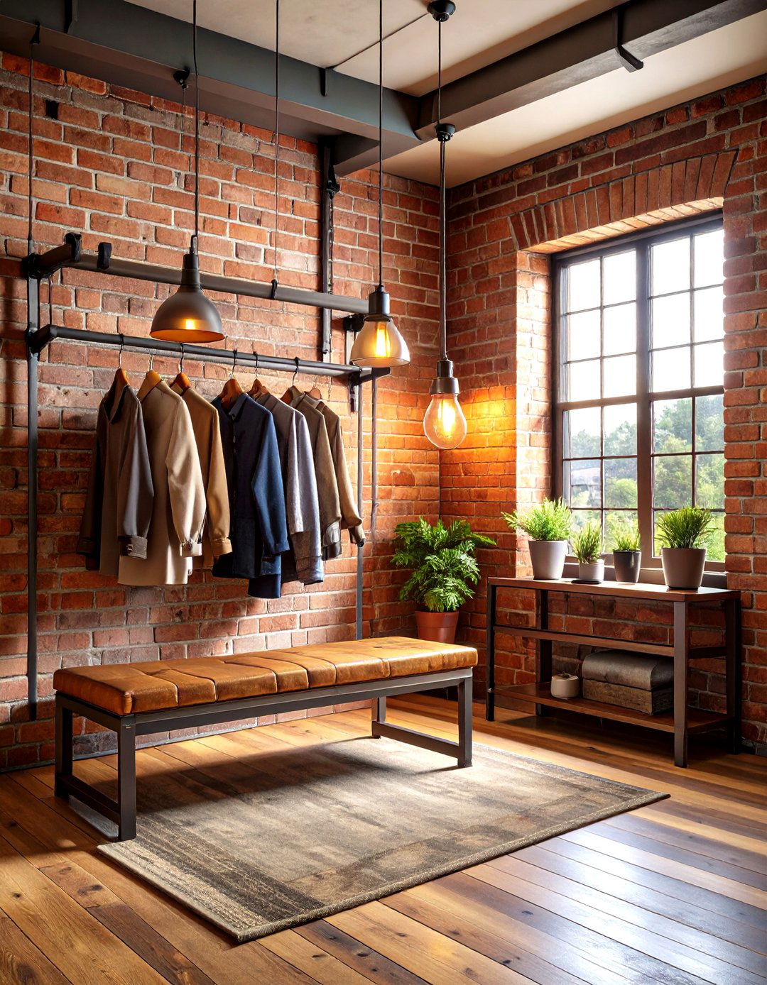 Industrial Chic Entry Closet - 30 entry closet ideas