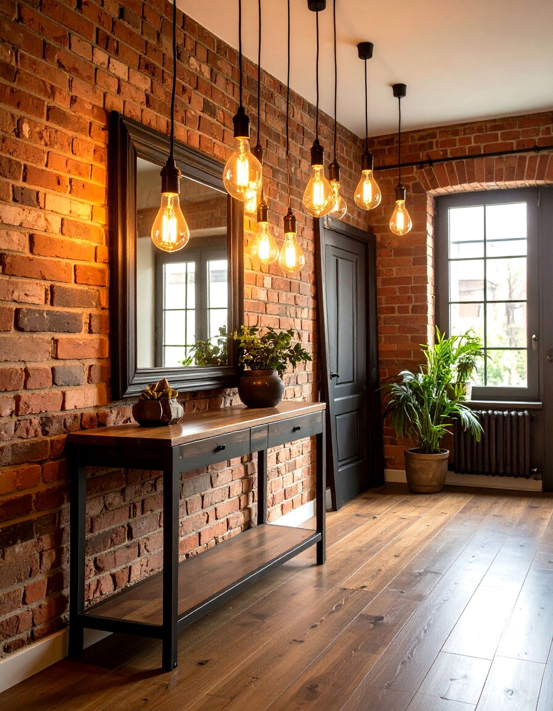 Industrial Chic Hallway - 30 hallway decorating ideas