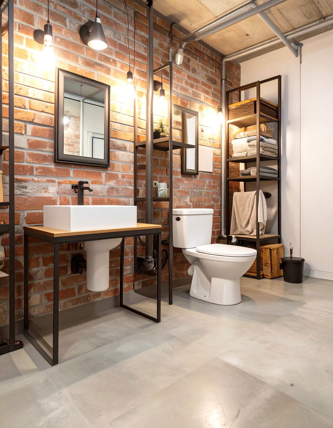 Industrial Chic Indian Toilet Bathroom - 30 indian toilet bathroom design ideas