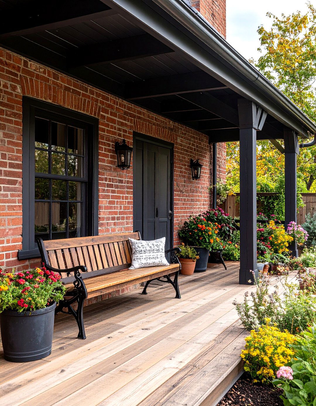 Industrial Chic Porch - 30 31 modern front porch ideas