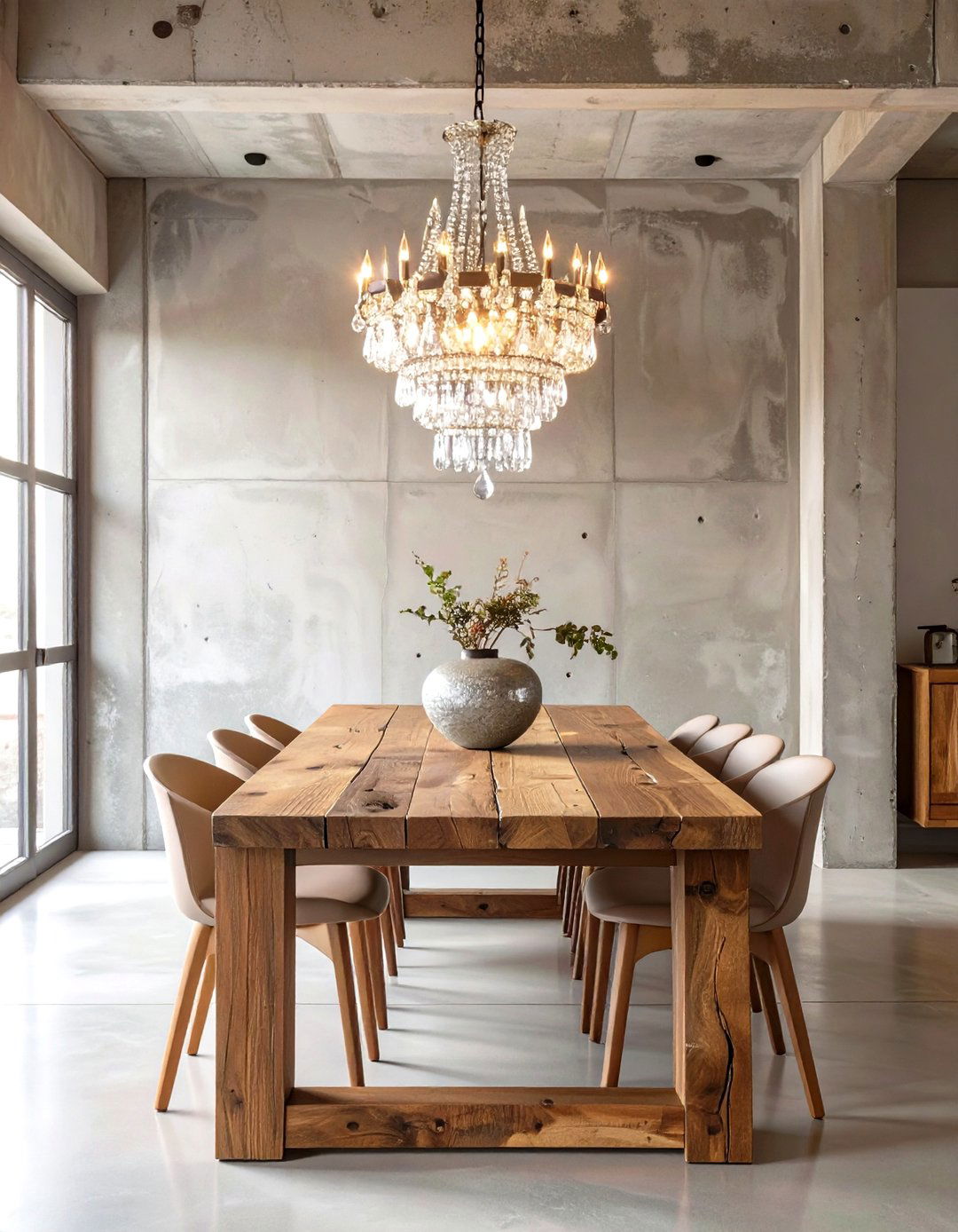 Industrial Chic with Glamorous Accents - 30 industrial home design ideas