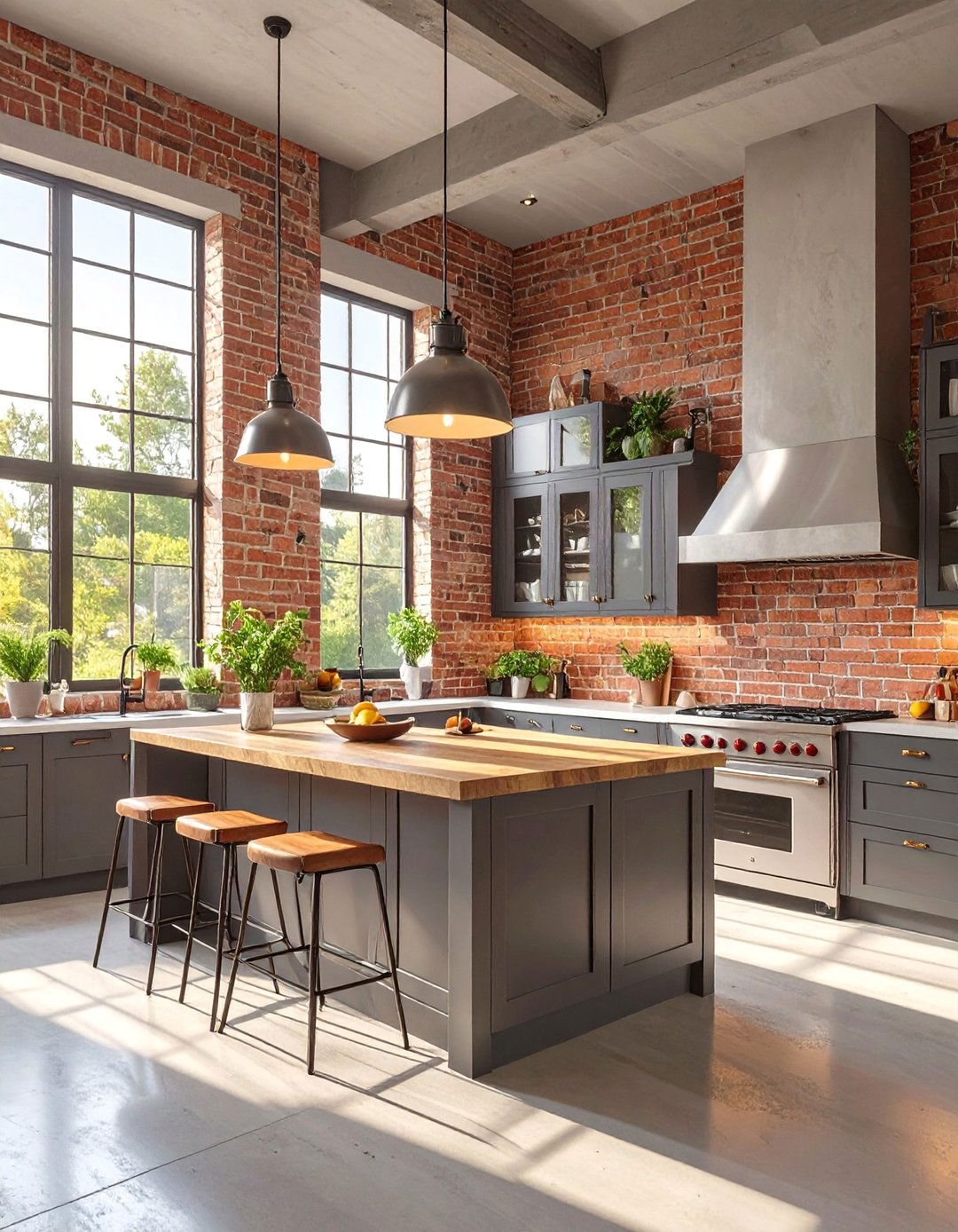 Industrial Edge Modern Farmhouse Kitchen - 30 ai modern farmhouse kitchen ideas