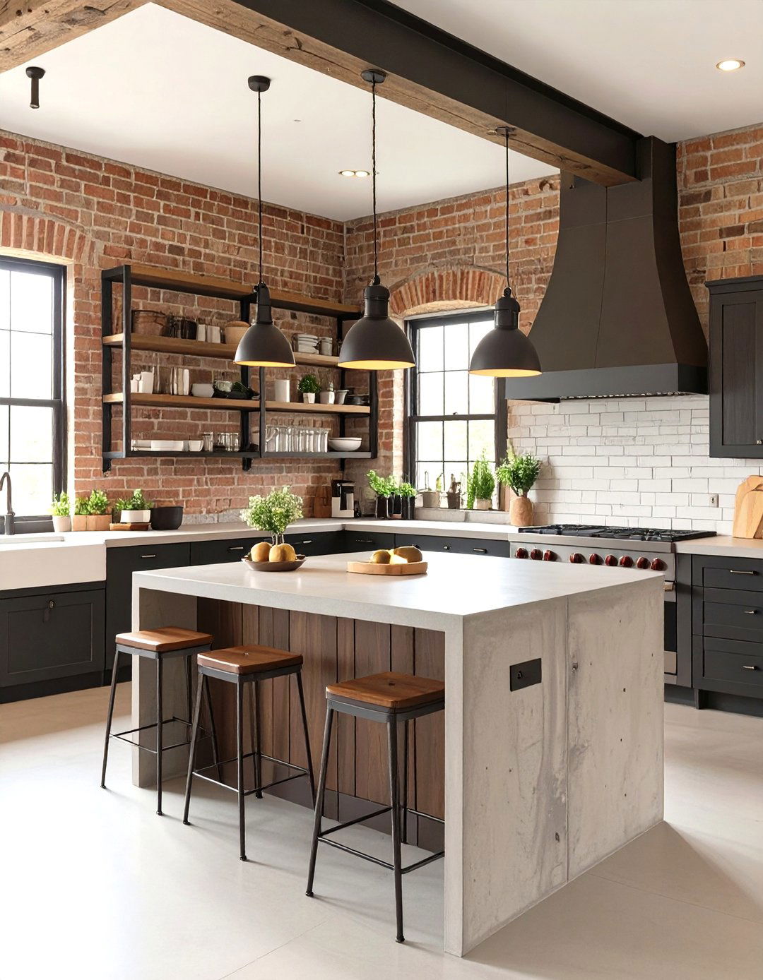 Industrial Farmhouse Kitchen - 30 country kitchen designs