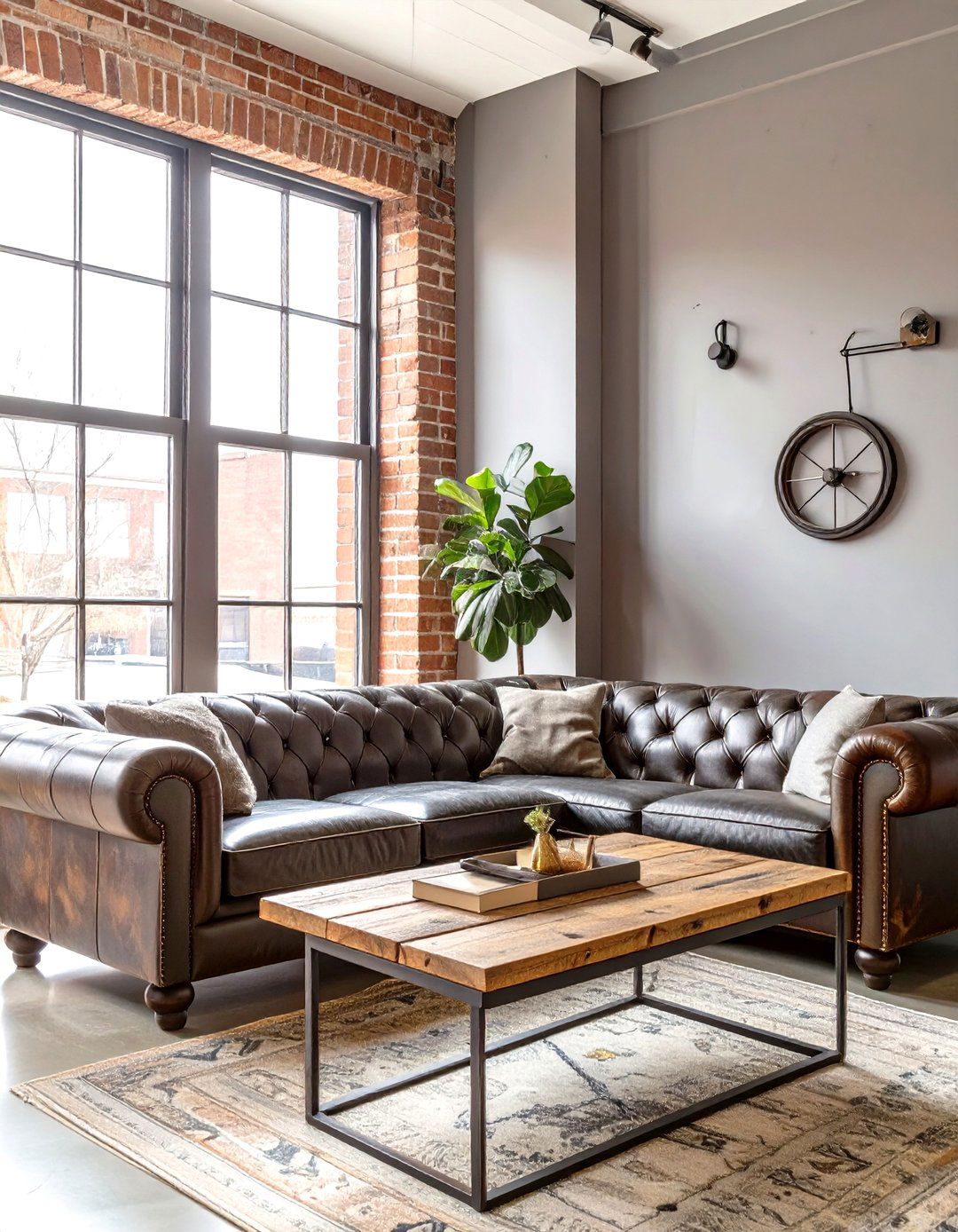 Industrial Gray Living Room - 30 gray living room ideas