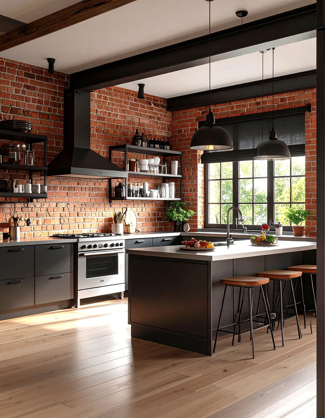 Industrial Kitchen Roller Blinds - 30 kitchen curtain ideas