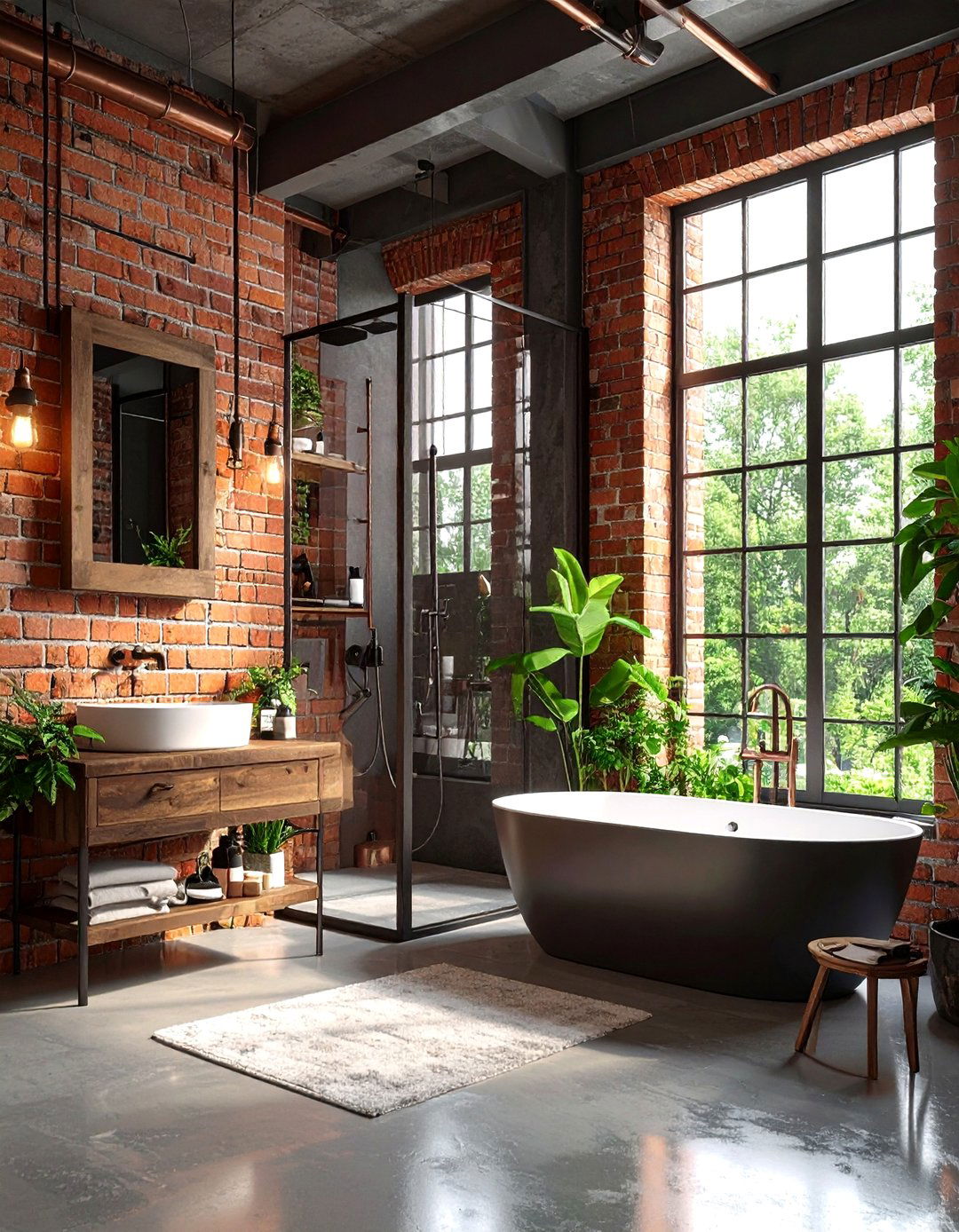 Industrial Loft Bathroom - 30 2025 bathroom ideas