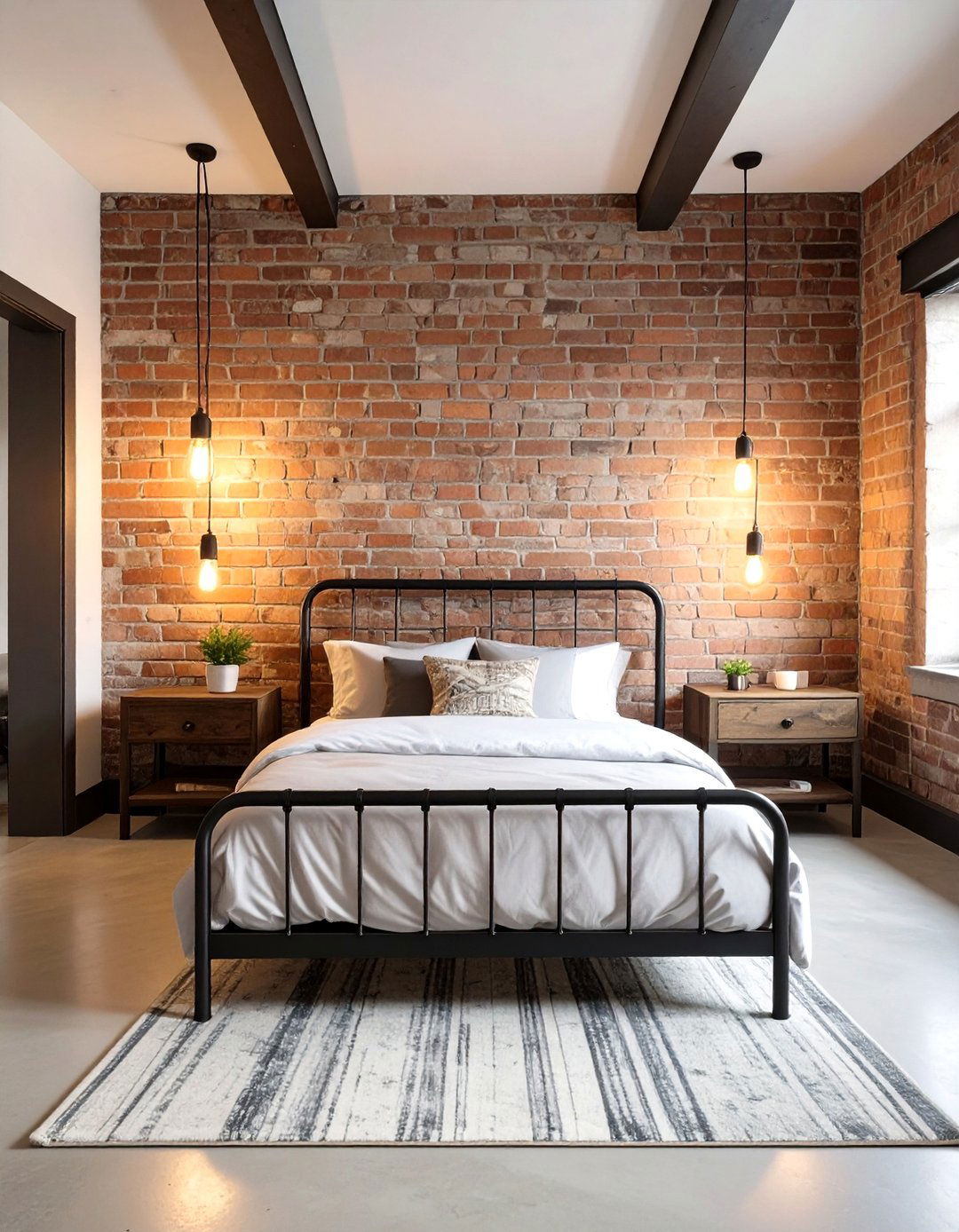 Industrial Loft Bedroom - 30 apartment bedroom ideas