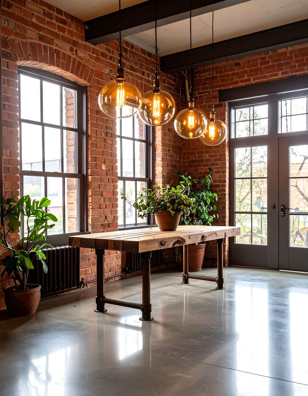 Industrial Loft Foyer - 30 entrance foyer design ideas