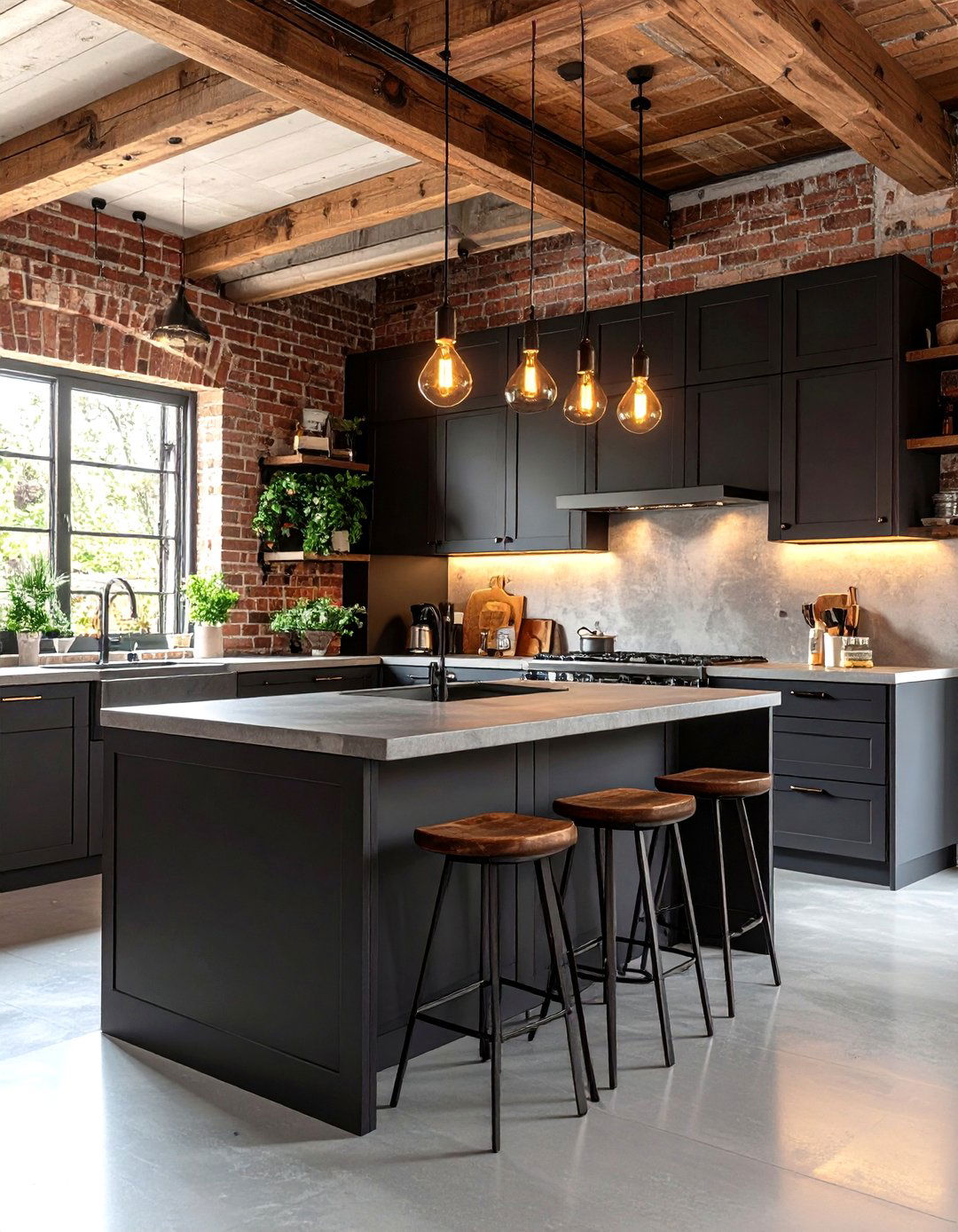 Industrial Loft Galley Kitchen - 30 galley kitchen designs
