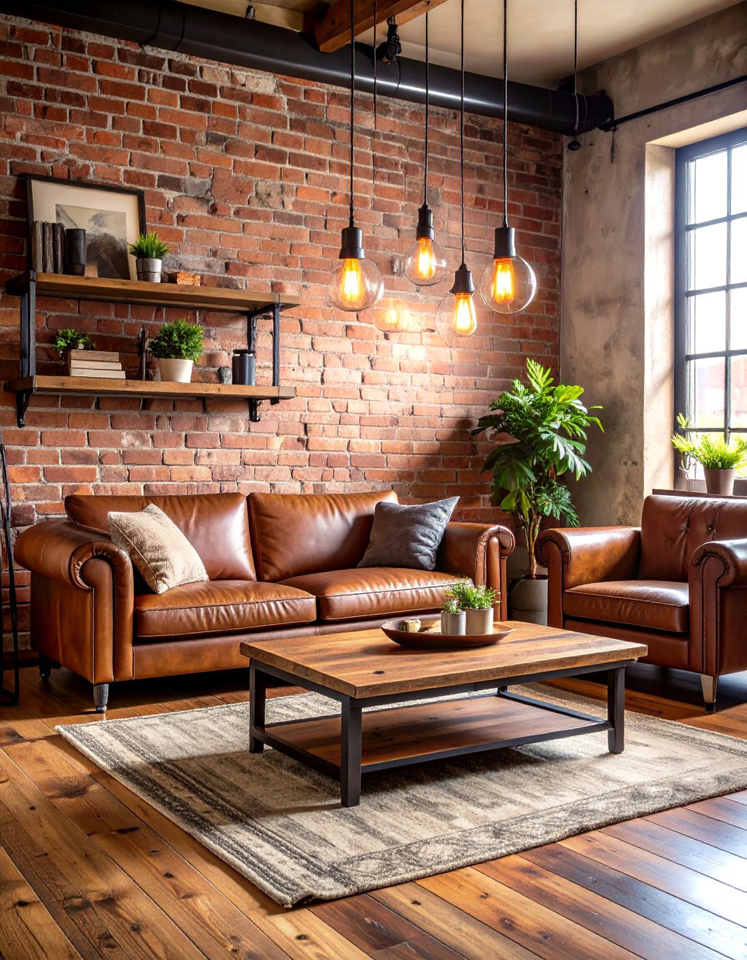 Industrial Loft Inspired Small Living Room - 30 decorating ideas for small living room