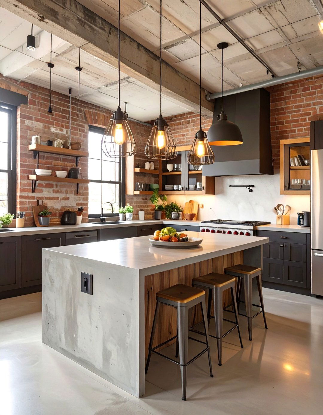 Industrial Loft Kitchen - 30 bloxburg kitchen ideas