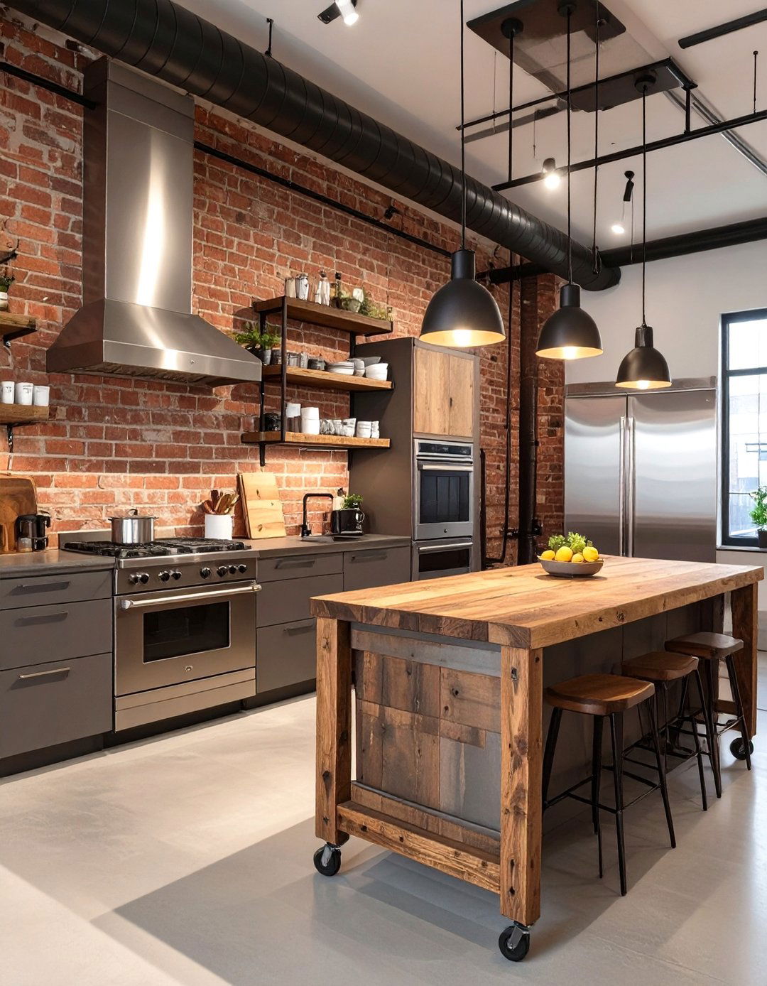Industrial Loft Kitchen Aesthetics - 30 apartment kitchen ideas