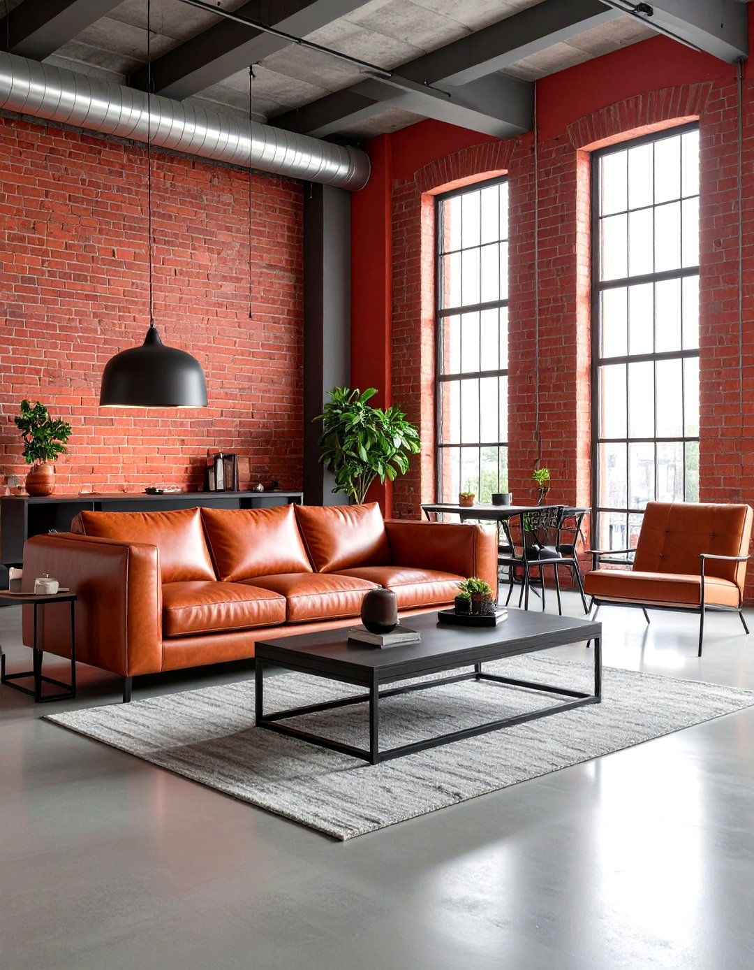 Industrial Loft Living Area Palette - 30 interior design color palette generator ideas