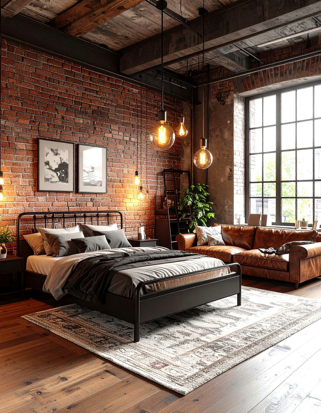 Industrial Loft Living Quarters - 30 living room bedroom ideas