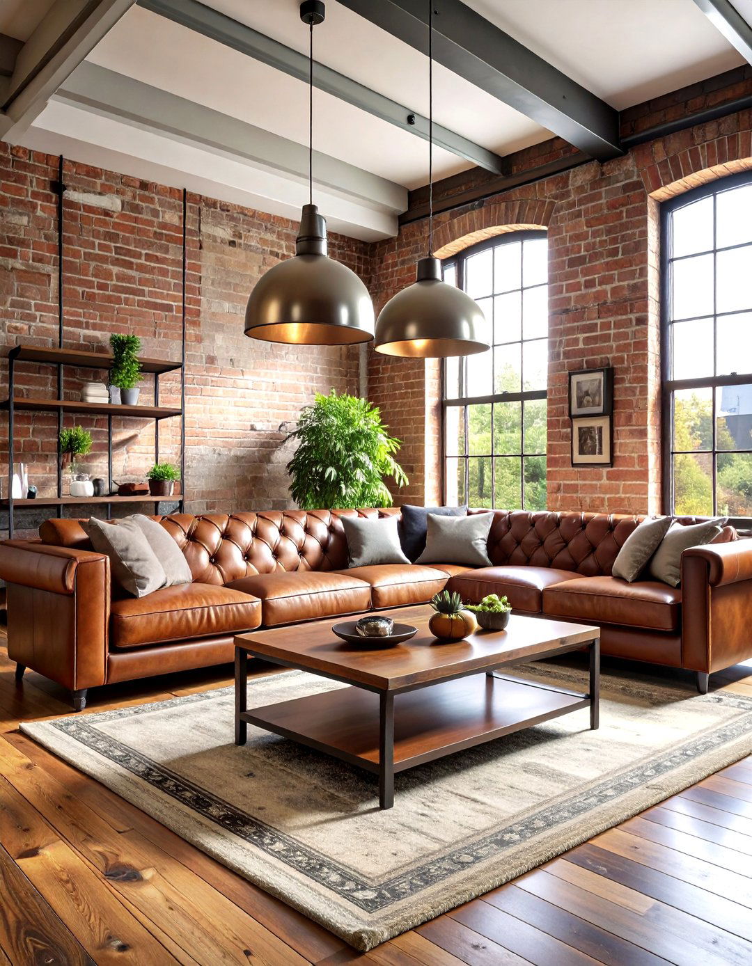 Industrial Loft Living Room - 30 home decor ideas for living room