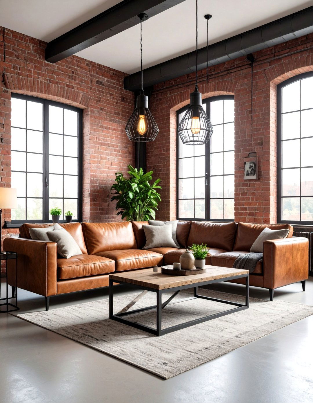 Industrial Loft Living Room - 30 interior design living room ideas