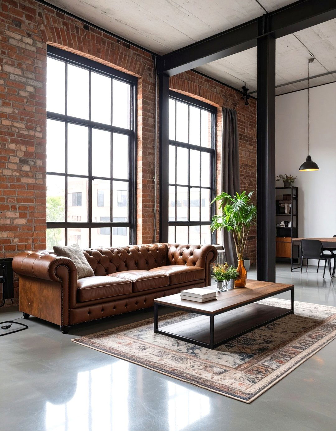 Industrial Loft Living Room - 30 modern luxury modern living room design ideas