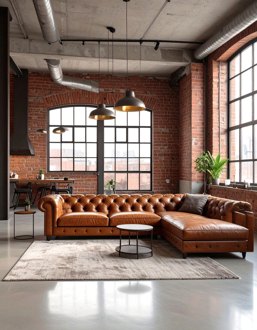 Industrial Loft Living Room - 30 contemporary living room ideas