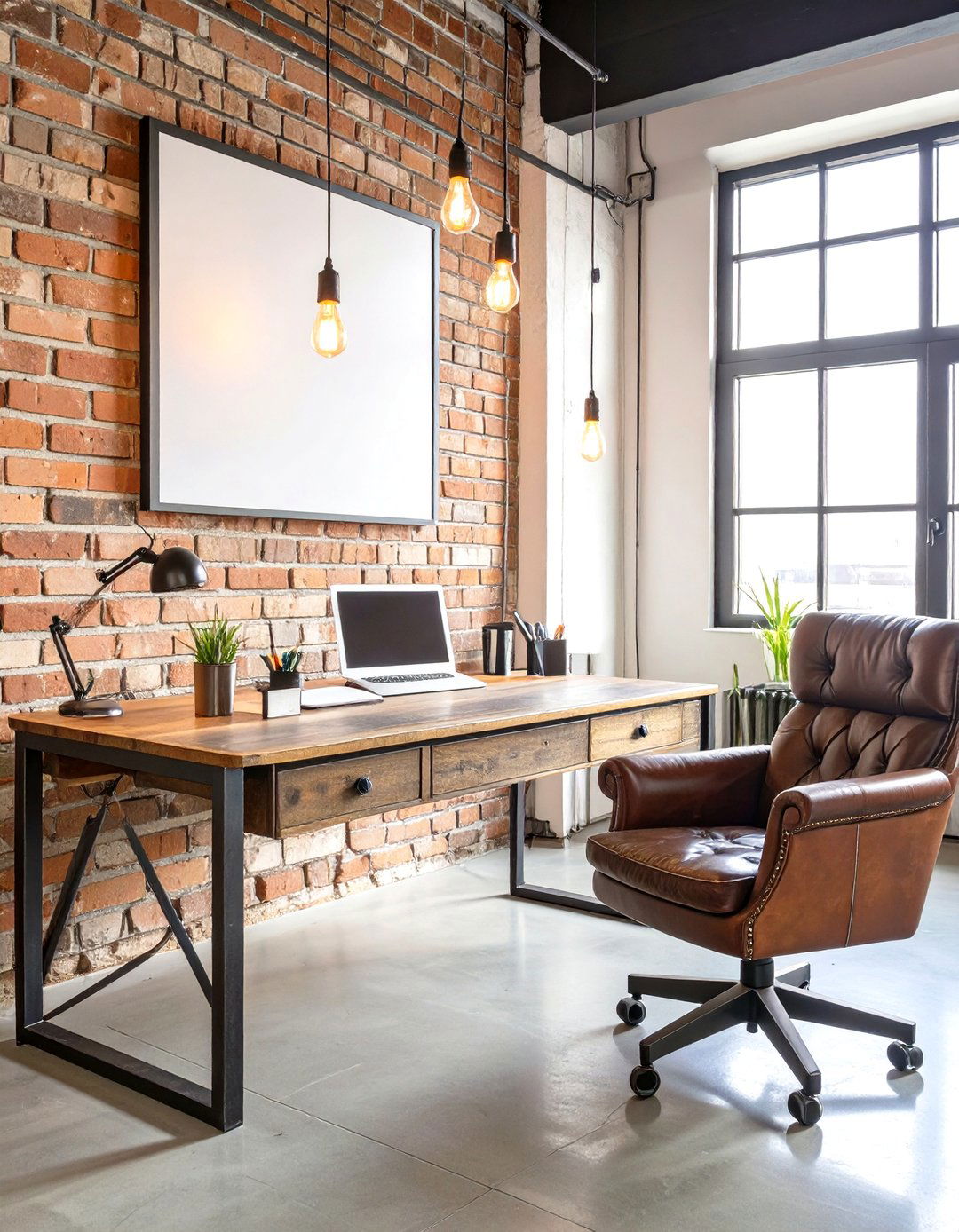 Industrial Loft Office Study Room - 30 office study room ideas