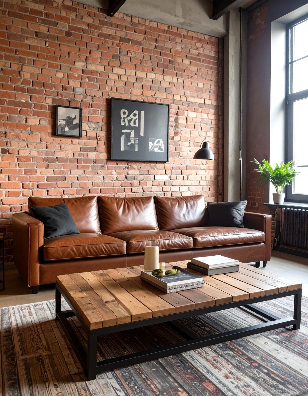 Industrial Loft Style - 30 how to design a living room with large furniture ideas