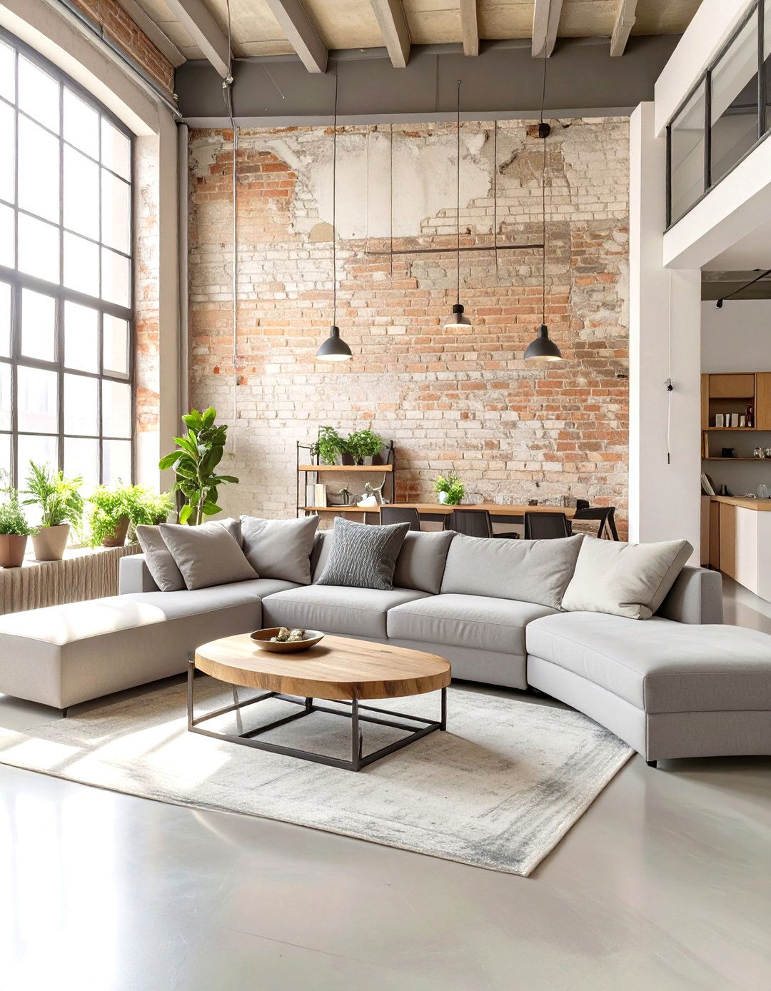 Industrial Loft Style Living Area - 30 free home design ideas