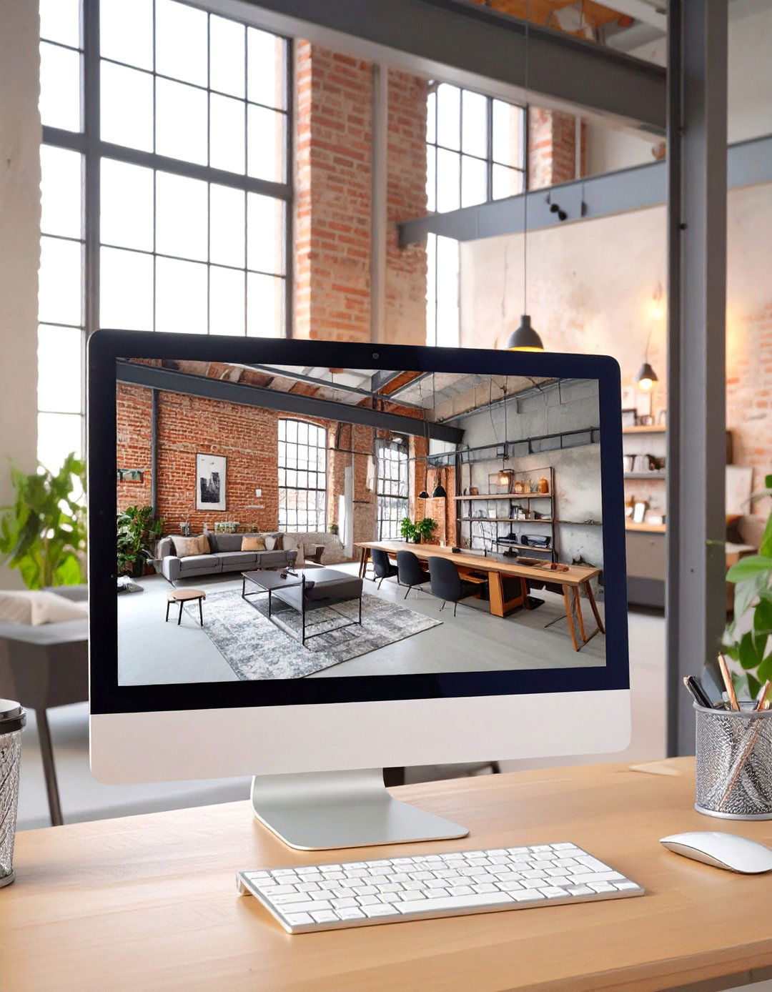 Industrial Loft Style Portfolio Website - 30 free interior design website ideas