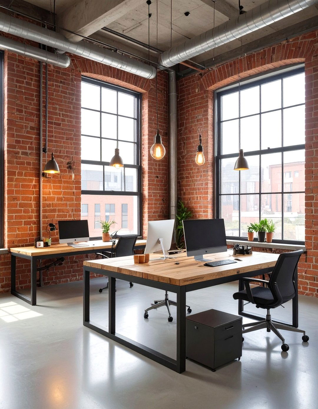 Industrial Loft Workspace - 30 corporate interior design ideas