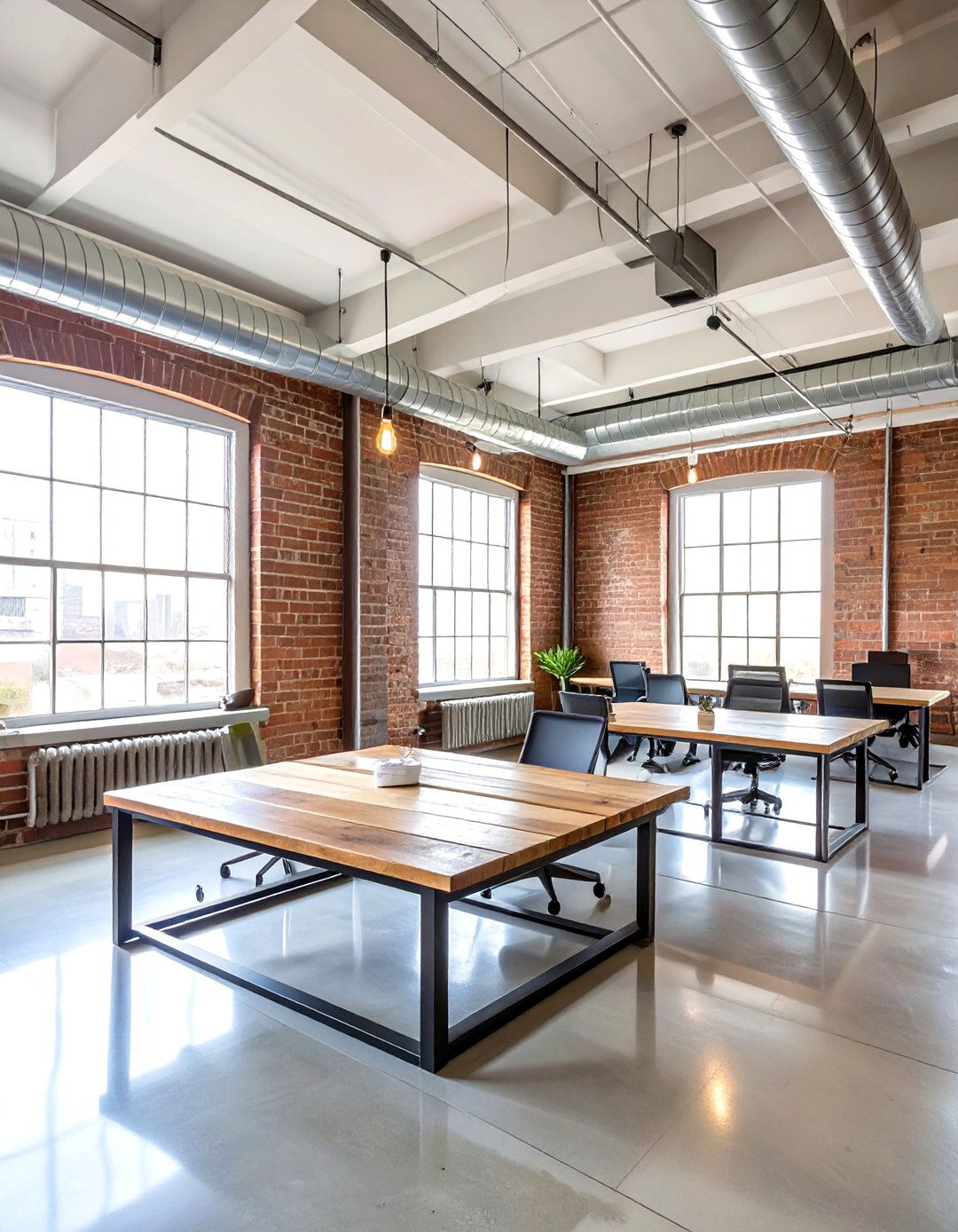 Industrial Loft Workspace - 30 corporate office interior design ideas