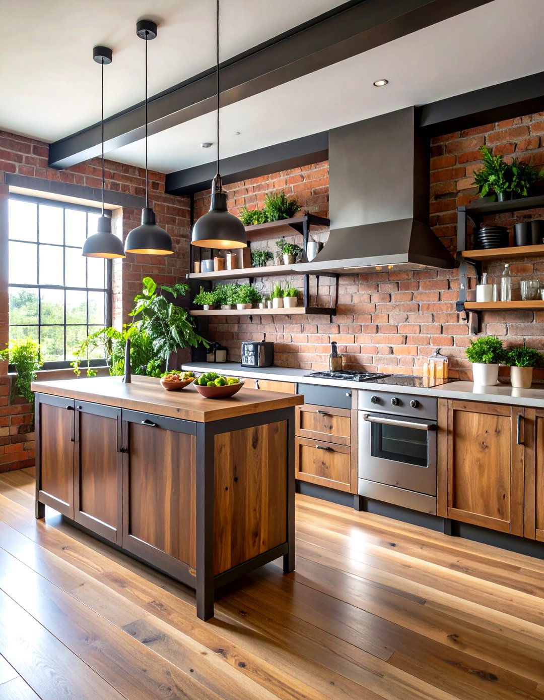 Industrial Metal and Wood Kitchen Cupboards - 30 kitchen cupboard designs