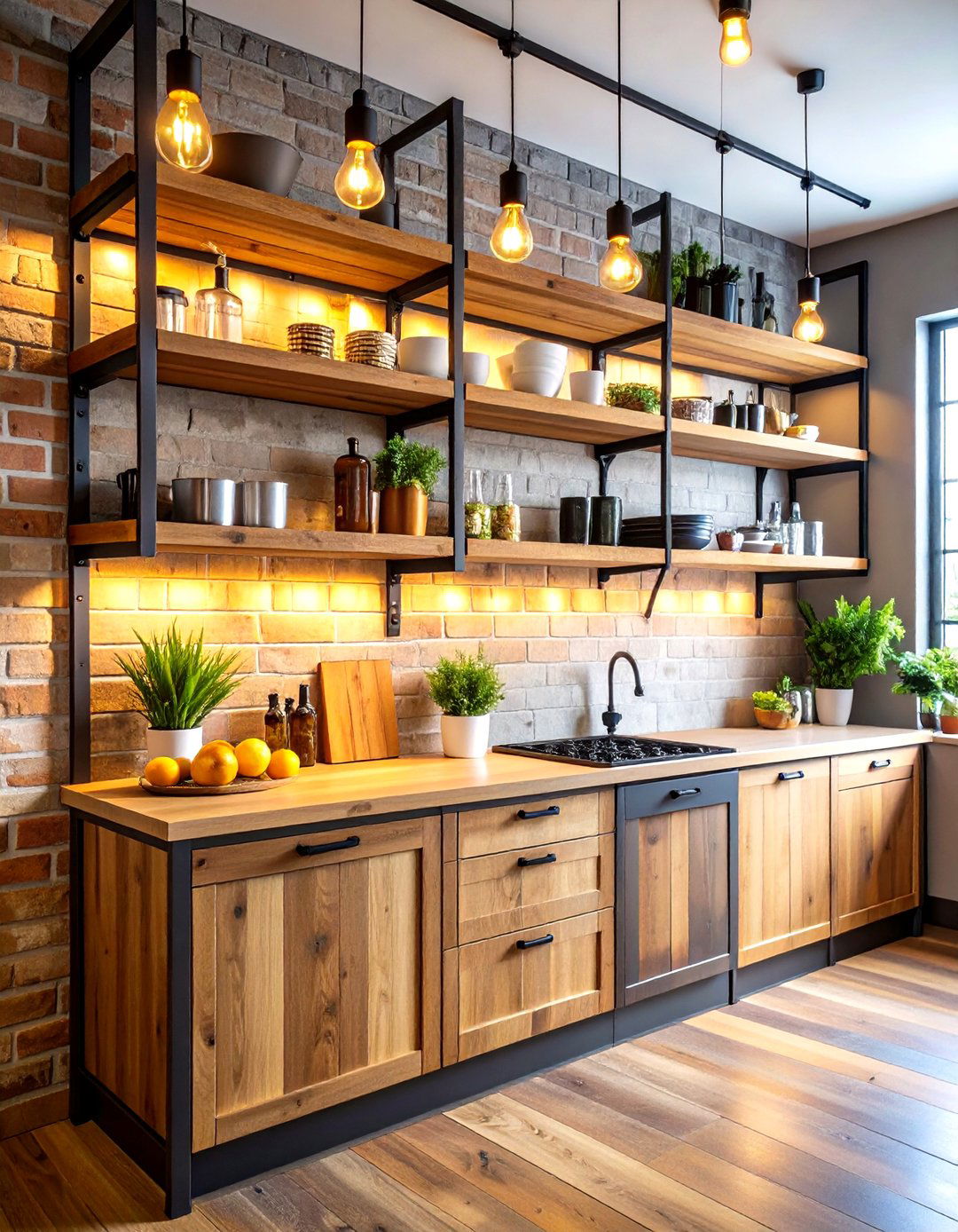 Industrial Pipe Kitchen Shelving - 30 kitchen shelving ideas