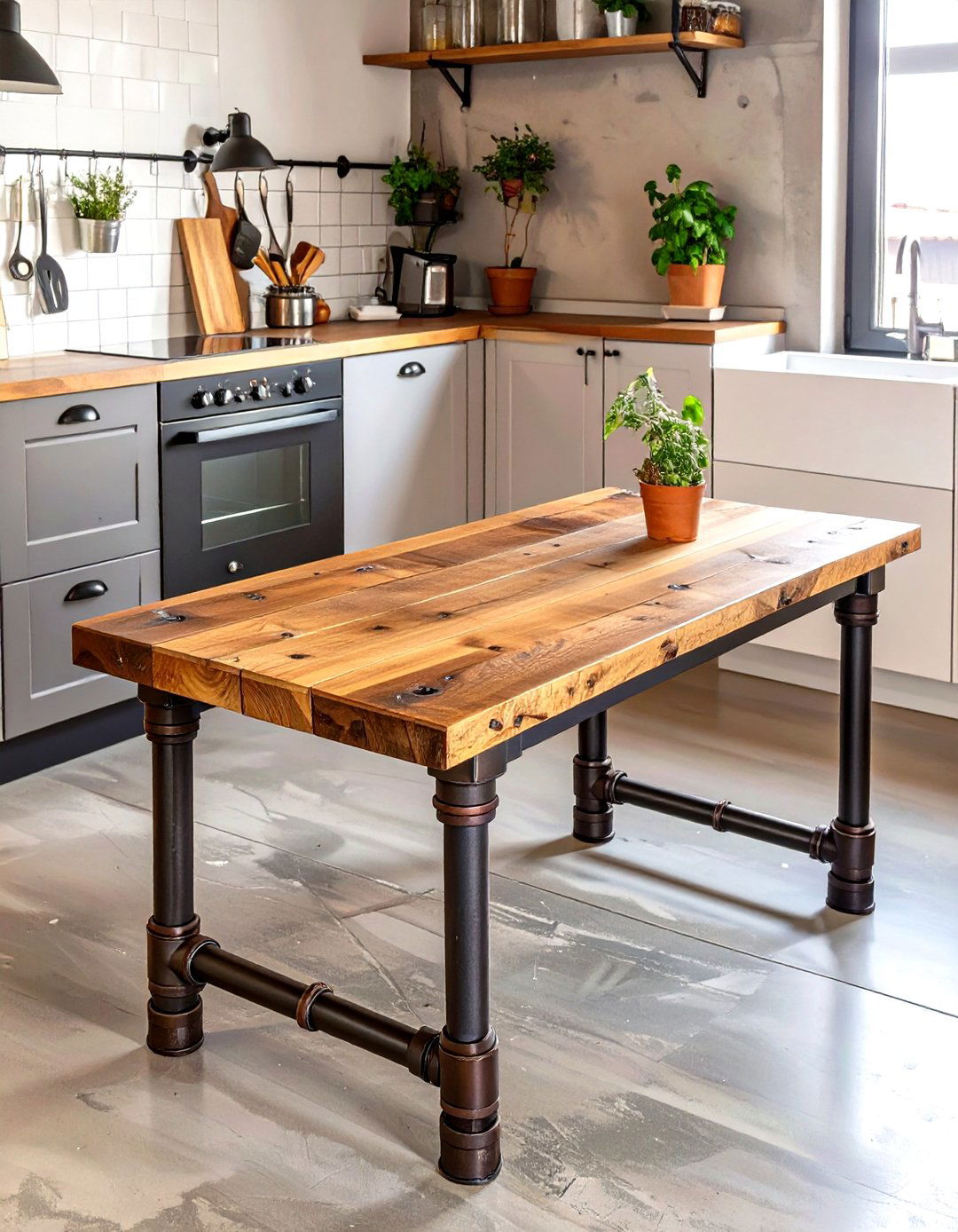 Industrial Pipe Kitchen Table - 30 small kitchen table ideas