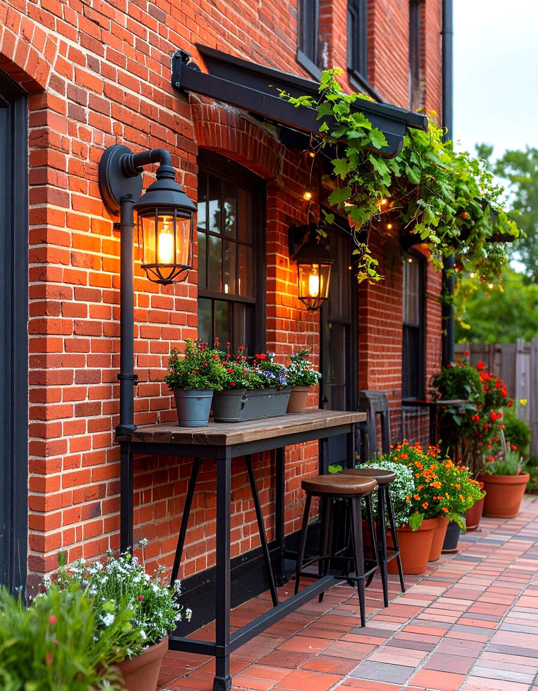 Industrial Pipe Light Fixtures for Patios - 30 patio light ideas