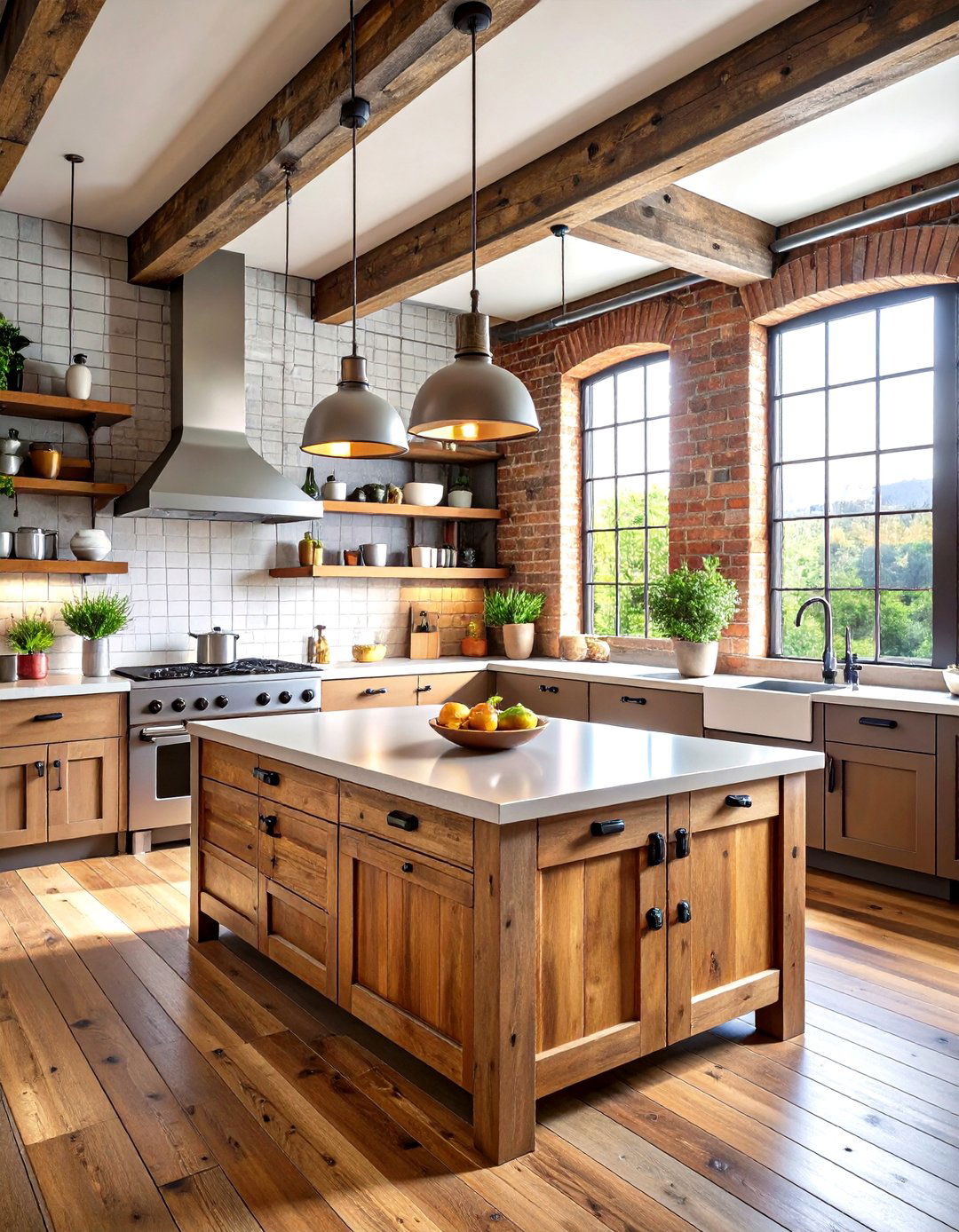 Industrial Pipe Pulls - 30 kitchen cabinet hardware ideas