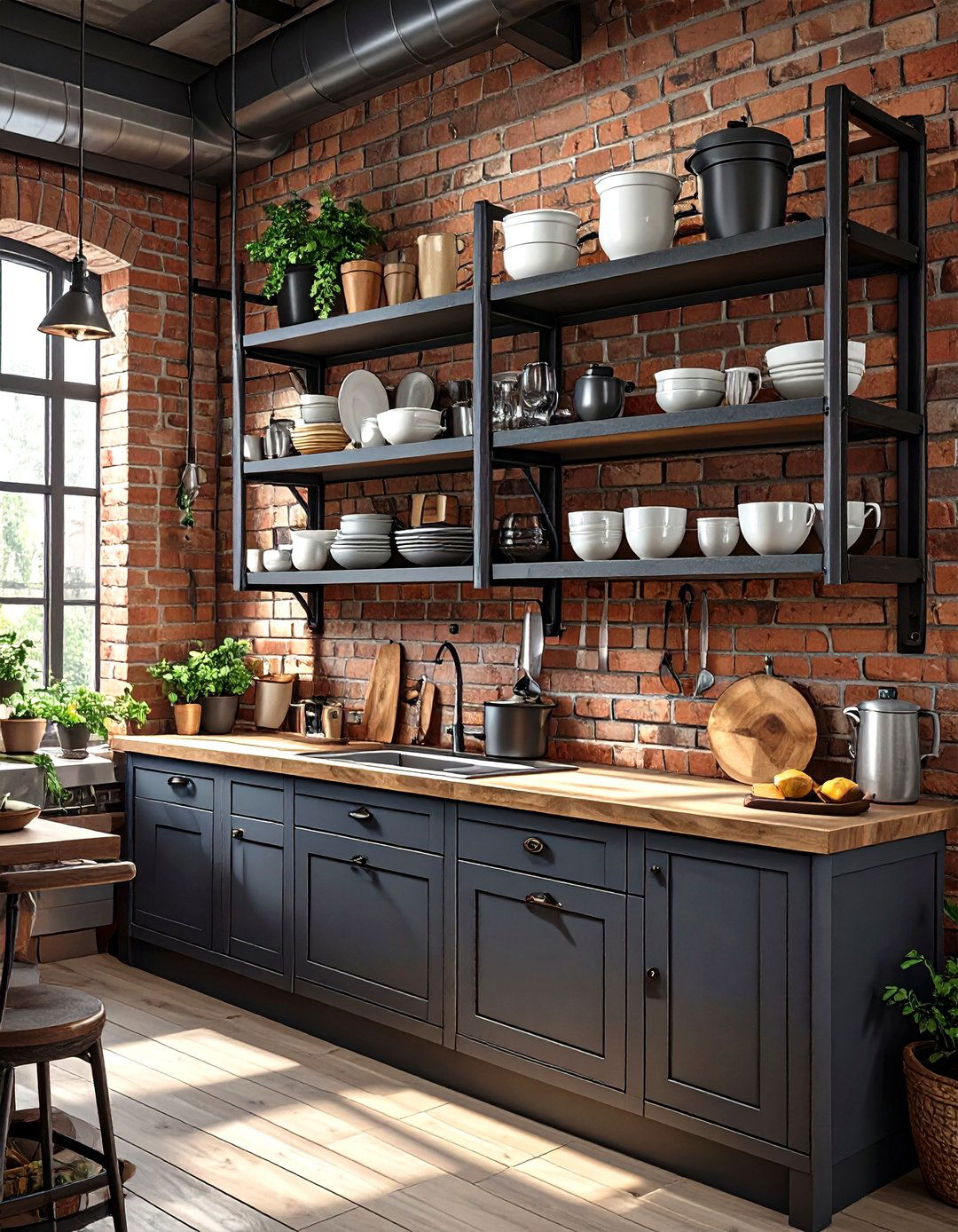 View of 30 Open Shelving Kitchen Ideas for Modern Storage - We Love Home Blog
