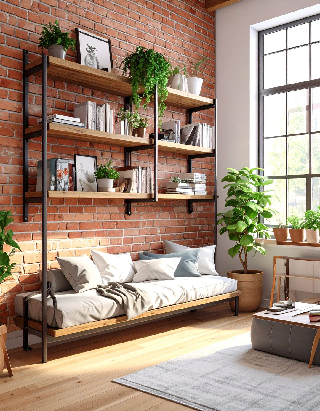 Industrial Style Pipe Shelving - 30 tween girl room ideas