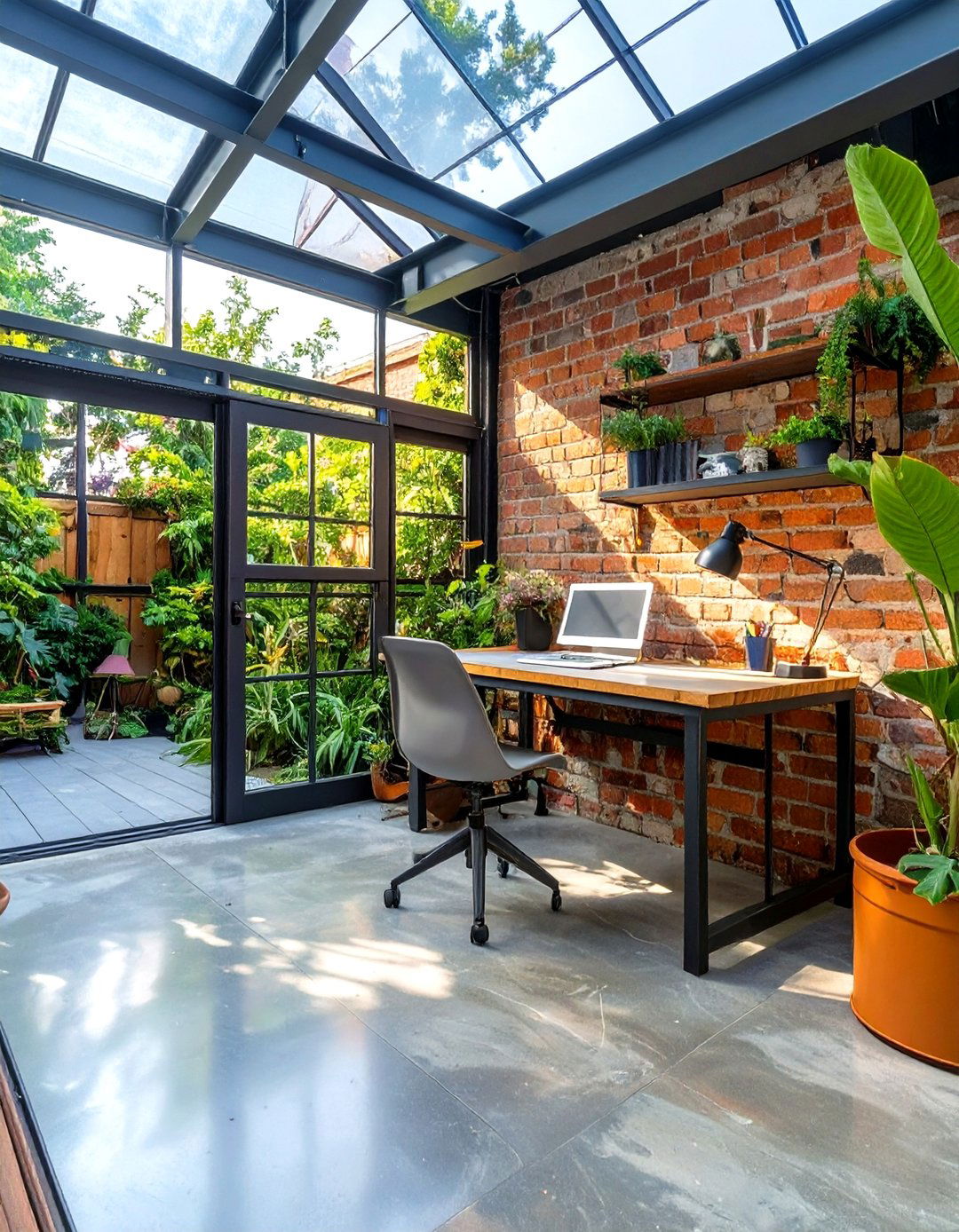 Industrial Style Shed Office - 30 shed office ideas
