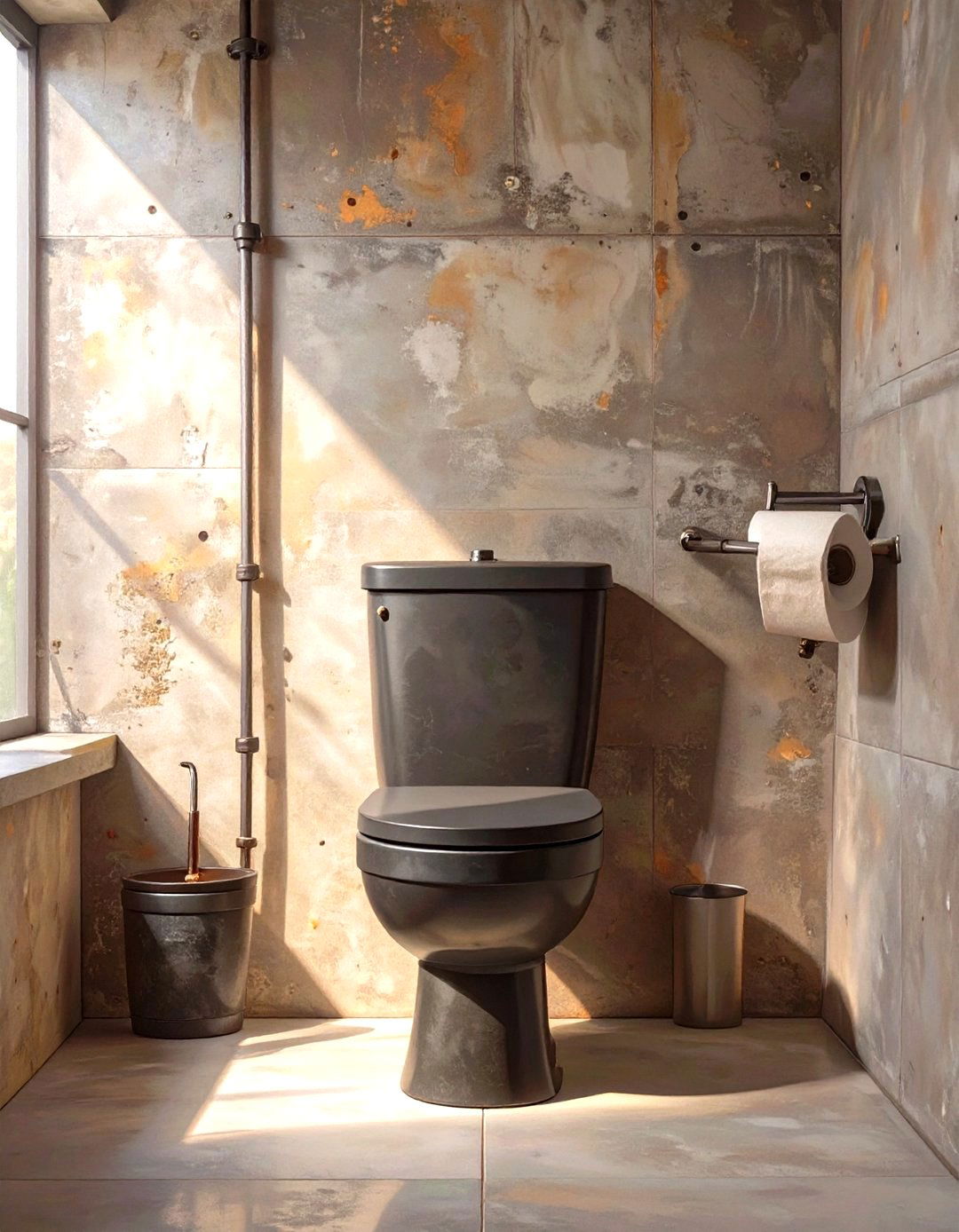 Industrial Style Water Closet - 30 water closet ideas