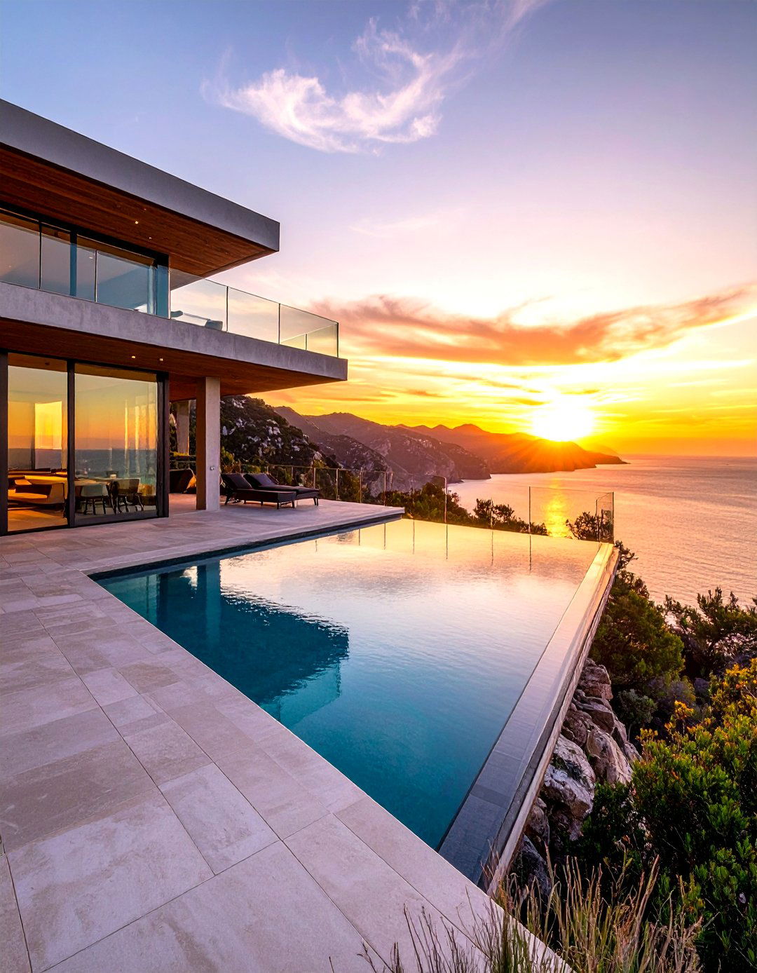 Infinity Edge Pool Patio - 30 pool patio ideas