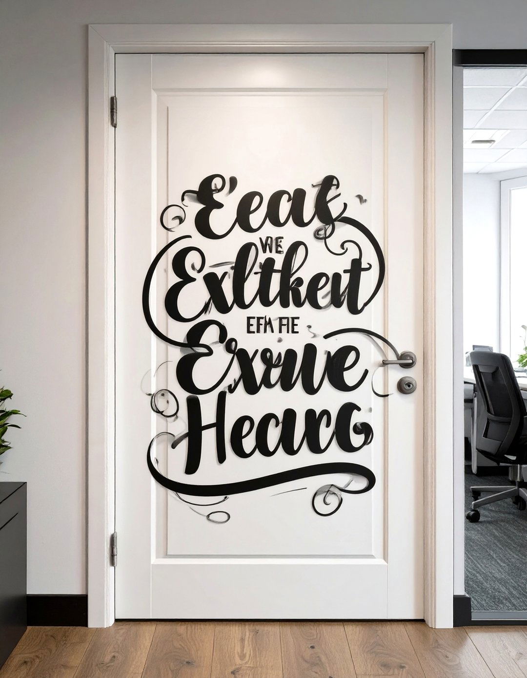 Inspirational Quote Door Display - 30 office door decoration ideas