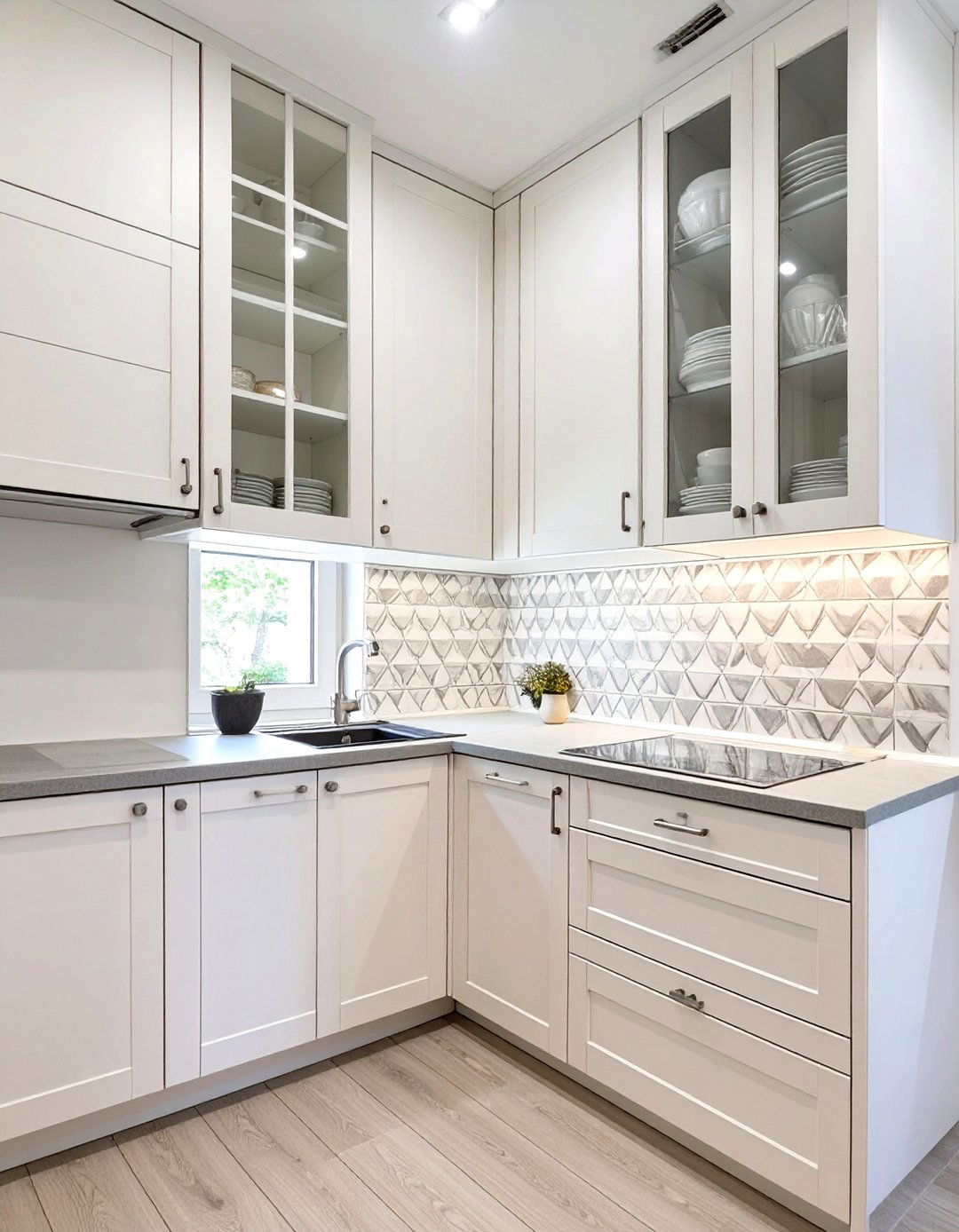 Install Floor to Ceiling Cabinetry - 30 small kitchen decorating ideas